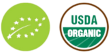 Sellos orgánico de la Unión Europea y USDA Organic